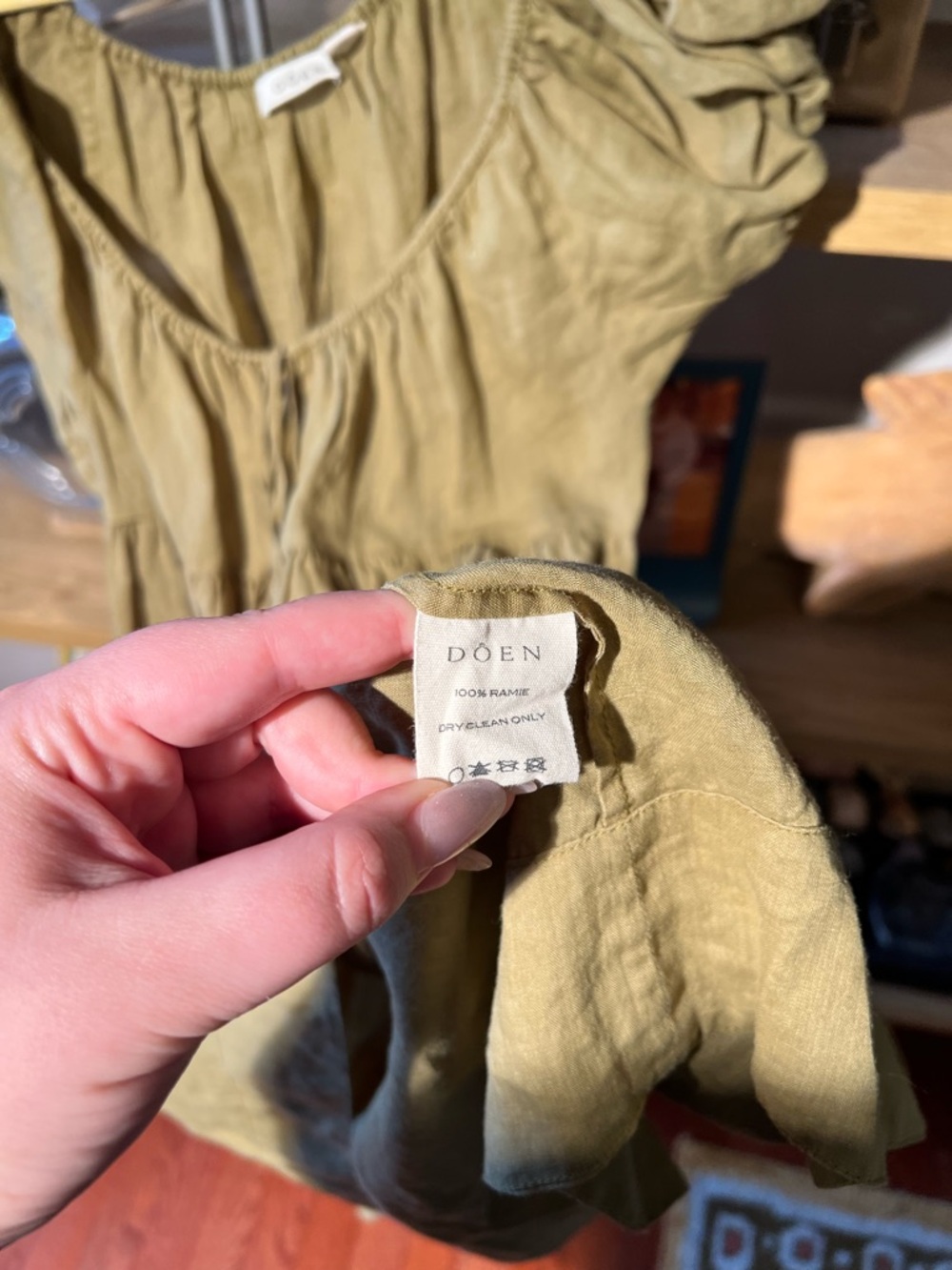 DOEN Sarria Dress - Green - Picture 3 of 5